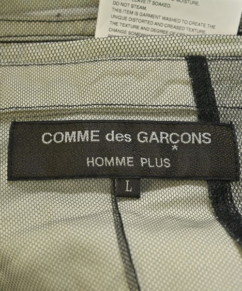 COMME des GARCONS HOMME PLUS（コムデギャルソンオムプリュス）カジュアルジャケット 黒 サイズ:L メンズ/2200631767251
