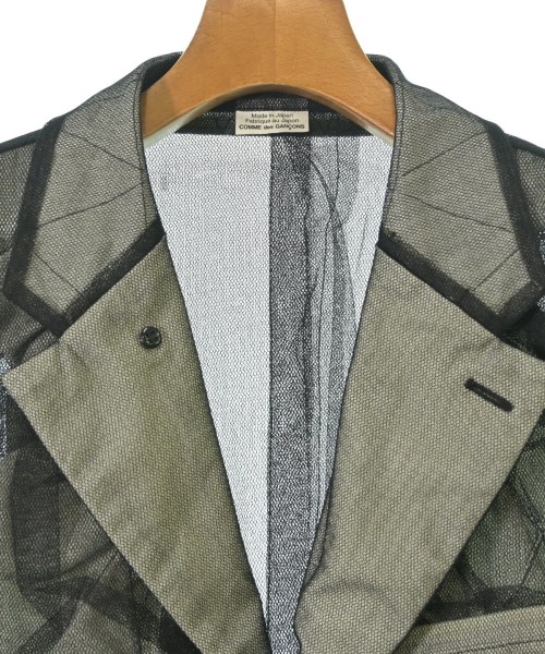 COMME des GARCONS HOMME PLUS（コムデギャルソンオムプリュス）カジュアルジャケット 黒 サイズ:L メンズ/2200631767251