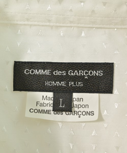 COMME des GARCONS HOMME PLUS（コムデギャルソンオムプリュス）カジュアルシャツ 白 サイズ:L メンズ/2200631767336