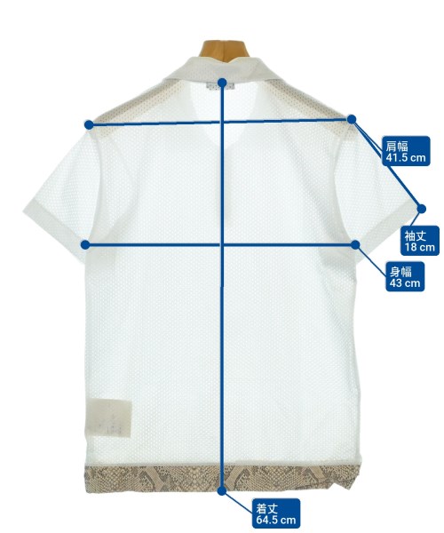 COMME des GARCONS HOMME PLUS（コムデギャルソンオムプリュス）ポロシャツ 白 サイズ:-(M位) メンズ/2200632484089