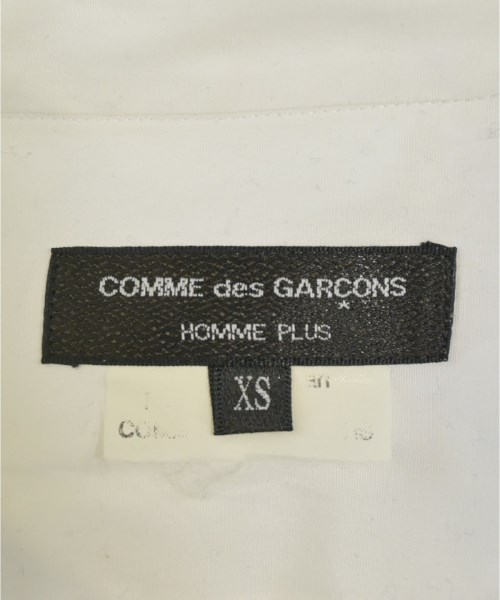 COMME des GARCONS HOMME PLUS（コムデギャルソンオムプリュス）カジュアルシャツ 白 サイズ:XS メンズ/2200621831030