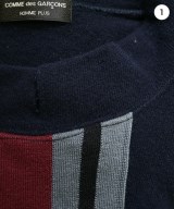 COMME des GARCONS HOMME PLUS（コムデギャルソンオムプリュス）ニット・セーター 紺 サイズ:-(M位) メンズ/2200624988663