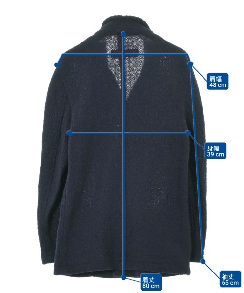 COMME des GARCONS HOMME PLUS（コムデギャルソンオムプリュス）カジュアルジャケット 紺 サイズ:M メンズ/2200607361087