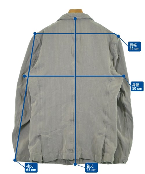 COMME des GARCONS HOMME PLUS（コムデギャルソンオムプリュス）カジュアルジャケット グレー サイズ:M メンズ/2200611707024