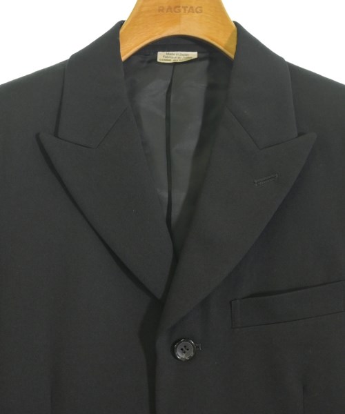 COMME des GARCONS HOMME PLUS（コムデギャルソンオムプリュス）カジュアルジャケット 黒 サイズ:XS メンズ/2200611968012