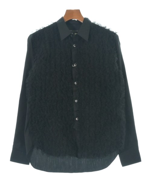 COMME des GARCONS HOMME PLUS(コムデギャルソンオムプリュス)カジュアルシャツ 黒 サイズ:XS/2200610901171