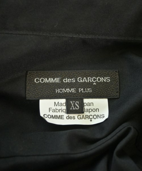 COMME des GARCONS HOMME PLUS（コムデギャルソンオムプリュス）カジュアルシャツ 黒 サイズ:XS メンズ/2200610901171