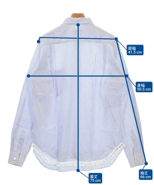COMME des GARCONS HOMME PLUS（コムデギャルソンオムプリュス）カジュアルシャツ 紺 サイズ:S メンズ/2200612334120