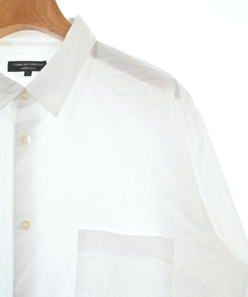 COMME des GARCONS HOMME PLUS（コムデギャルソンオムプリュス）カジュアルシャツ 白 サイズ:L メンズ/2200613262019
