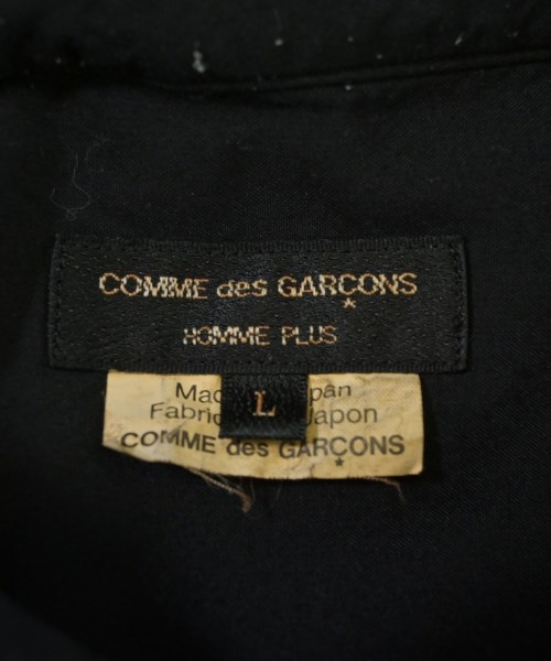 COMME des GARCONS HOMME PLUS（コムデギャルソンオムプリュス）カジュアルシャツ 黒 サイズ:L メンズ/2200613262026