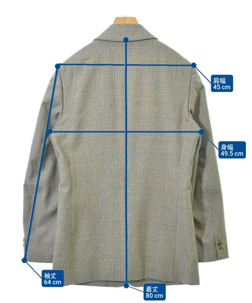 COMME des GARCONS HOMME PLUS（コムデギャルソンオムプリュス）テーラードジャケット グレー サイズ:M メンズ/2200608074023