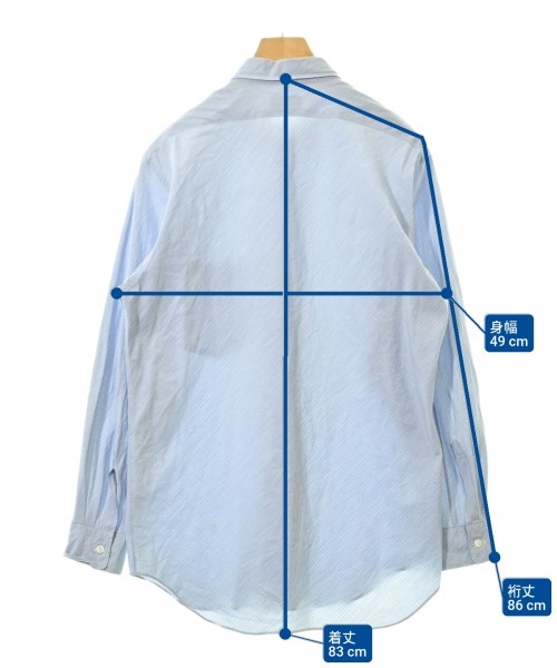 COMME des GARCONS HOMME PLUS（コムデギャルソンオムプリュス）カジュアルシャツ 青 サイズ:-(L位) メンズ/2200608074092