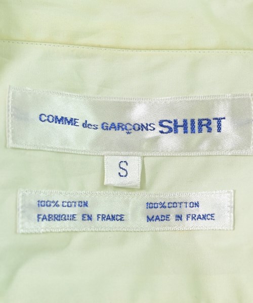 COMME des GARCONS SHIRT（コムデギャルソンシャツ）カジュアルシャツ 緑 サイズ:S メンズ/2200608074108