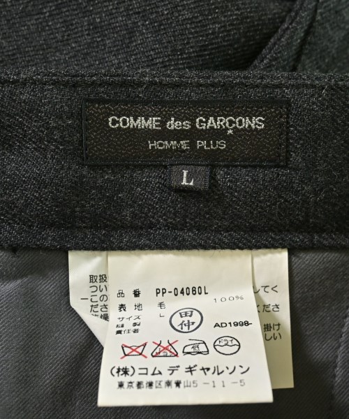 COMME des GARCONS HOMME PLUS（コムデギャルソンオムプリュス）スラックス グレー サイズ:L メンズ/2200608074115
