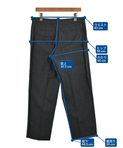 COMME des GARCONS HOMME PLUS（コムデギャルソンオムプリュス）スラックス グレー サイズ:L メンズ/2200608074115