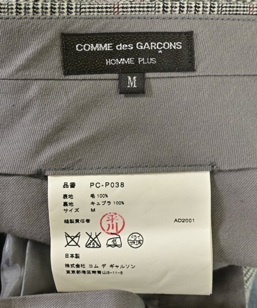 COMME des GARCONS HOMME PLUS（コムデギャルソンオムプリュス）スラックス グレー サイズ:M メンズ/2200608074122