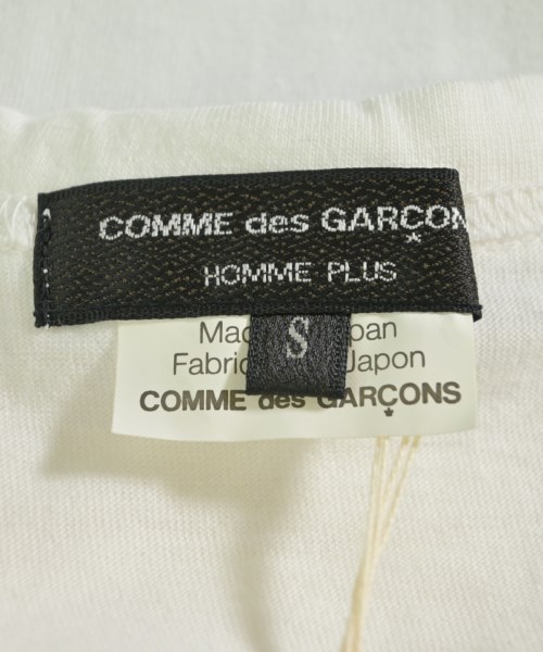 COMME des GARCONS HOMME PLUS（コムデギャルソンオムプリュス）Tシャツ・カットソー 白 サイズ:S メンズ/2200609616109
