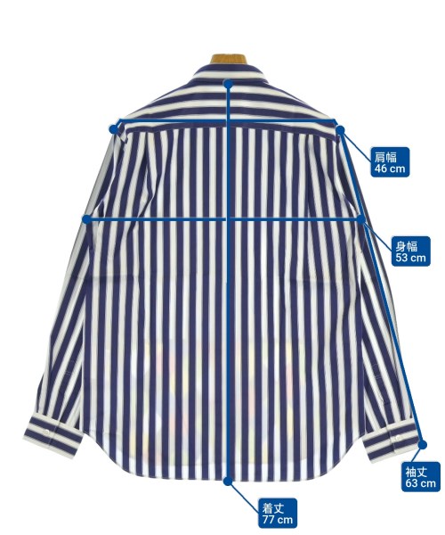 COMME des GARCONS HOMME PLUS（コムデギャルソンオムプリュス）カジュアルシャツ 紺 サイズ:M メンズ/2200616036037