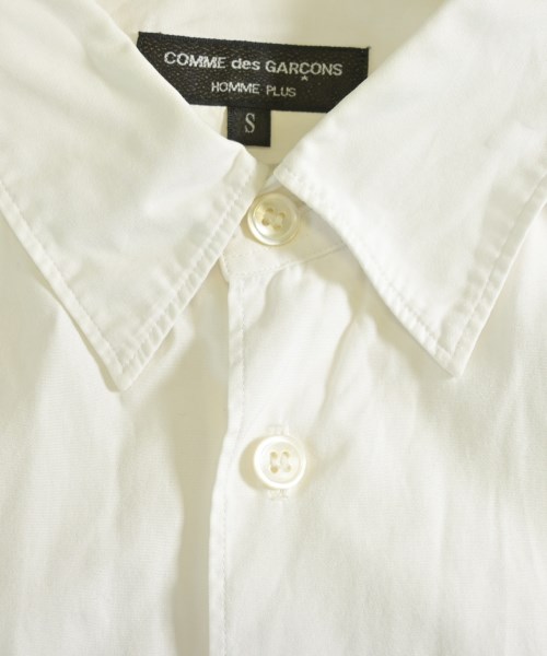 COMME des GARCONS HOMME PLUS（コムデギャルソンオムプリュス）カジュアルシャツ 白 サイズ:S メンズ/2200616136072