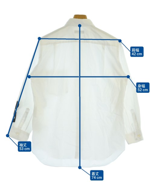 COMME des GARCONS HOMME PLUS（コムデギャルソンオムプリュス）カジュアルシャツ 白 サイズ:S メンズ/2200616136072