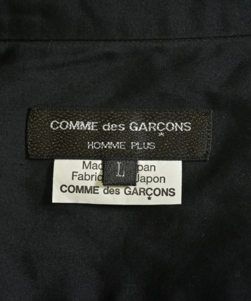 COMME des GARCONS HOMME PLUS（コムデギャルソンオムプリュス）カジュアルシャツ 黒 サイズ:L メンズ/2200616214015