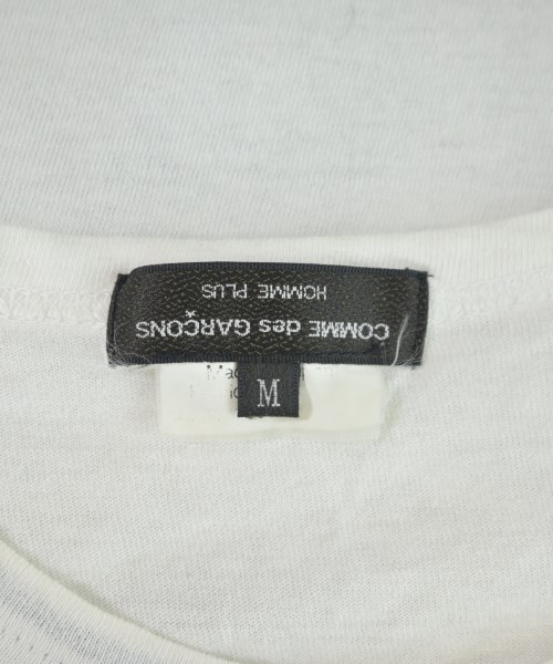 COMME des GARCONS HOMME PLUS（コムデギャルソンオムプリュス）Tシャツ・カットソー 白 サイズ:M メンズ/2200616804070