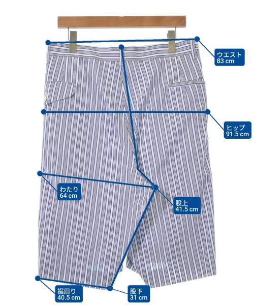 COMME des GARCONS HOMME PLUS（コムデギャルソンオムプリュス）ショートパンツ 白 サイズ:M メンズ/2200613136044