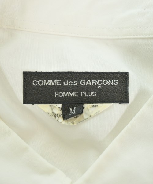 COMME des GARCONS HOMME PLUS（コムデギャルソンオムプリュス）カジュアルシャツ 白 サイズ:M メンズ/2200613136082