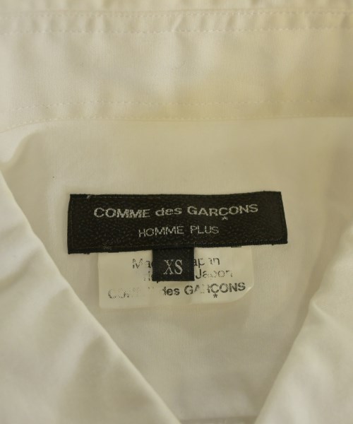COMME des GARCONS HOMME PLUS（コムデギャルソンオムプリュス）カジュアルシャツ 白 サイズ:XS メンズ/2200618404070
