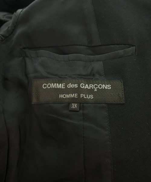COMME des GARCONS HOMME PLUS（コムデギャルソンオムプリュス）カジュアルジャケット 黒 サイズ:XS メンズ/2200619910013