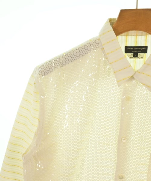 COMME des GARCONS HOMME PLUS（コムデギャルソンオムプリュス）カジュアルシャツ 白 サイズ:M メンズ/2200620114028