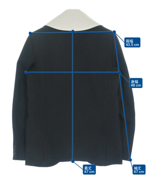 COMME des GARCONS HOMME PLUS（コムデギャルソンオムプリュス）ジャケット 黒 サイズ:S メンズ/2200620137010