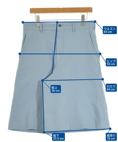 COMME des GARCONS HOMME PLUS（コムデギャルソンオムプリュス）ショートパンツ 青 サイズ:M メンズ/2200620421041