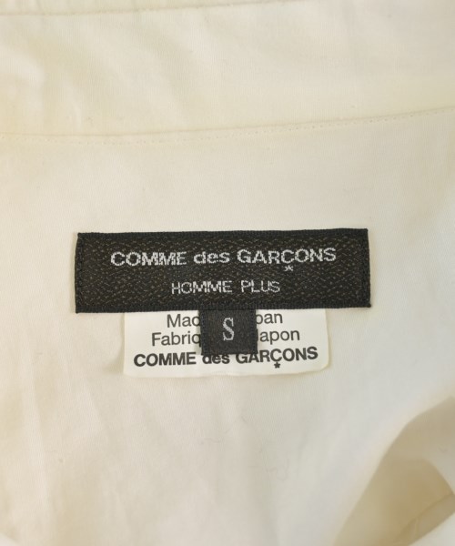 COMME des GARCONS HOMME PLUS（コムデギャルソンオムプリュス）カジュアルシャツ 白 サイズ:S メンズ/2200620770019