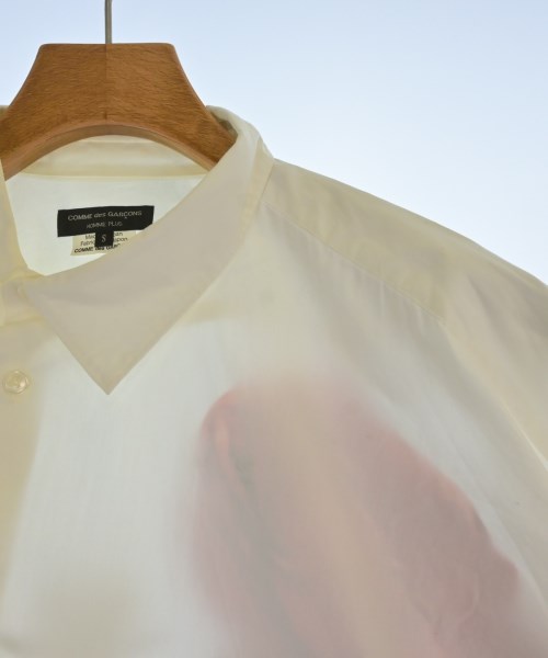COMME des GARCONS HOMME PLUS（コムデギャルソンオムプリュス）カジュアルシャツ 白 サイズ:S メンズ/2200620770019