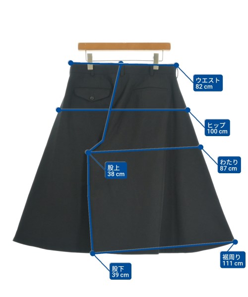 COMME des GARCONS HOMME PLUS（コムデギャルソンオムプリュス）ショートパンツ 黒 サイズ:M メンズ/2200621145038