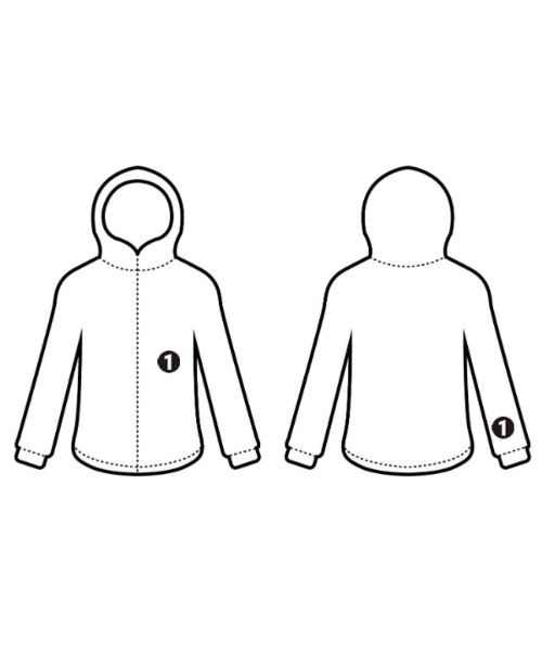 COMME des GARCONS HOMME PLUS（コムデギャルソンオムプリュス）パーカー 白 サイズ:M メンズ/2200621342109