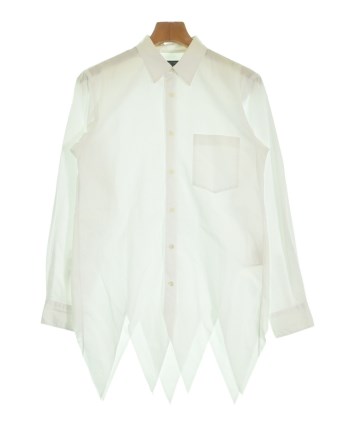 コムデギャルソンオムプリュス レギュラーカラーシャツ ホワイト オーバーサイズ COMME des GARCONS HOMME PLUS(コムデギャルソンオムプリュス) 長袖