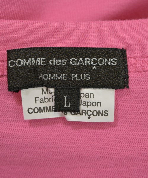COMME des GARCONS HOMME PLUS（コムデギャルソンオムプリュス）Tシャツ・カットソー ピンク サイズ:L メンズ/2200600894179