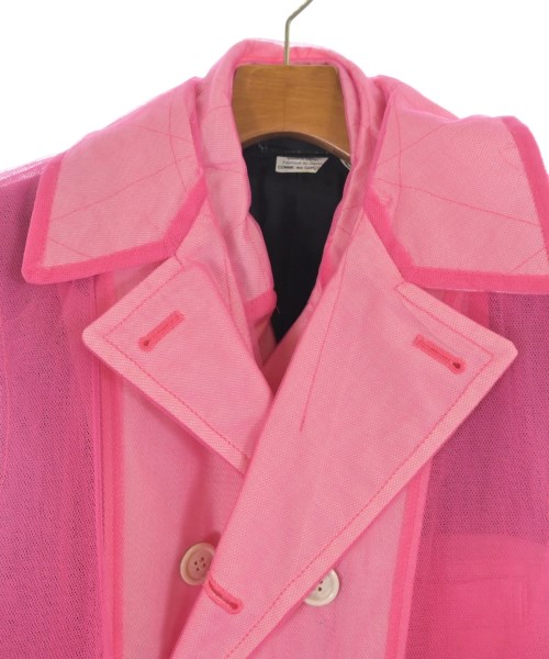 COMME des GARCONS HOMME PLUS（コムデギャルソンオムプリュス）チェスターコート ピンク サイズ:S メンズ/2200601607013
