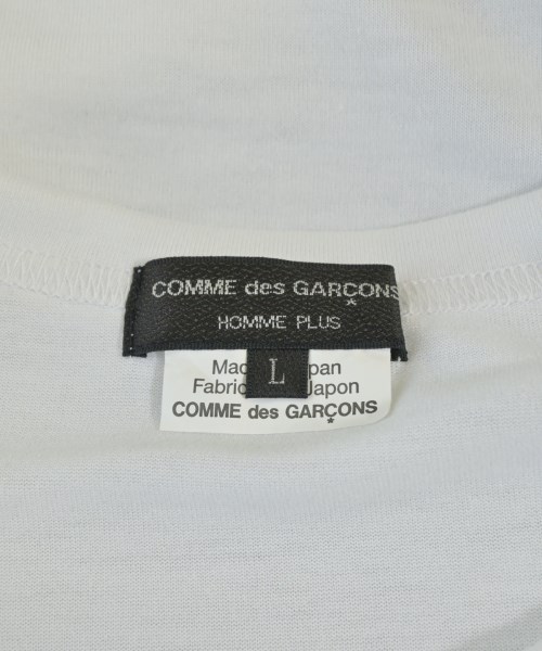 COMME des GARCONS HOMME PLUS（コムデギャルソンオムプリュス）Tシャツ・カットソー 白 サイズ:L メンズ/2200601354108