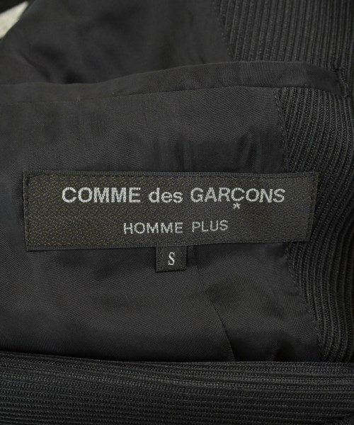COMME des GARCONS HOMME PLUS（コムデギャルソンオムプリュス）カジュアルジャケット 黒 サイズ:S メンズ/2200605929012