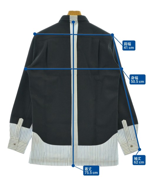 COMME des GARCONS HOMME PLUS（コムデギャルソンオムプリュス）カジュアルシャツ 紺 サイズ:M メンズ/2200606578066