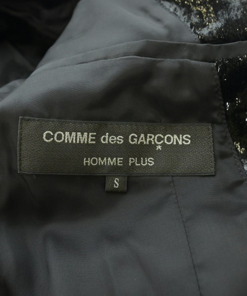 COMME des GARCONS HOMME PLUS（コムデギャルソンオムプリュス）カジュアルジャケット 黒 サイズ:S メンズ/2200608294063