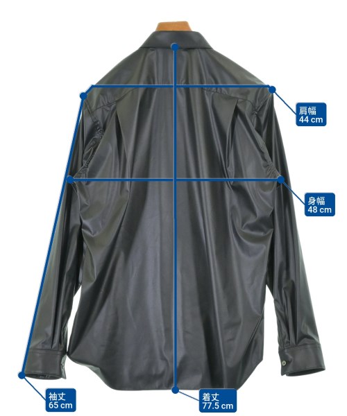 COMME des GARCONS HOMME PLUS（コムデギャルソンオムプリュス）カジュアルシャツ 黒 サイズ:M メンズ/2200608850085