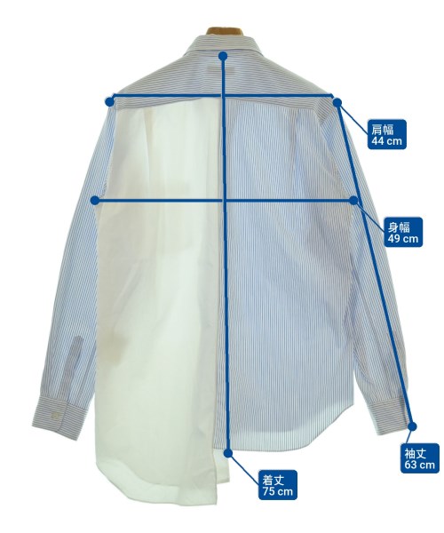 COMME des GARCONS HOMME PLUS（コムデギャルソンオムプリュス）カジュアルシャツ 青 サイズ:S メンズ/2200609214077