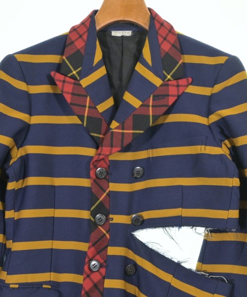 COMME des GARCONS HOMME PLUS（コムデギャルソンオムプリュス）カジュアルジャケット 紺 サイズ:XS メンズ/2200609753040