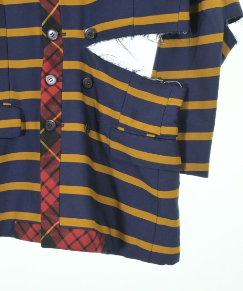 COMME des GARCONS HOMME PLUS（コムデギャルソンオムプリュス）カジュアルジャケット 紺 サイズ:XS メンズ/2200609753040