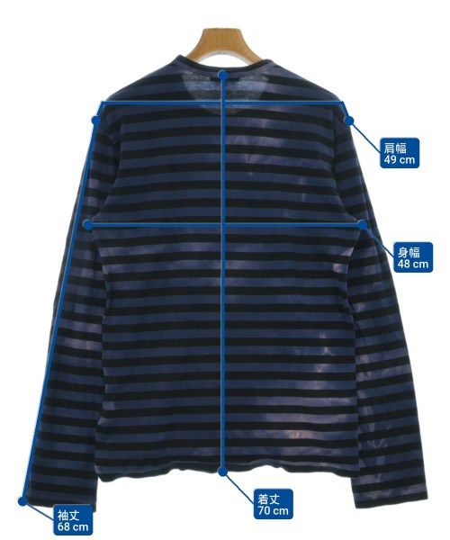 COMME des GARCONS HOMME PLUS（コムデギャルソンオムプリュス）Tシャツ・カットソー 紺 サイズ:M メンズ/2200672498084