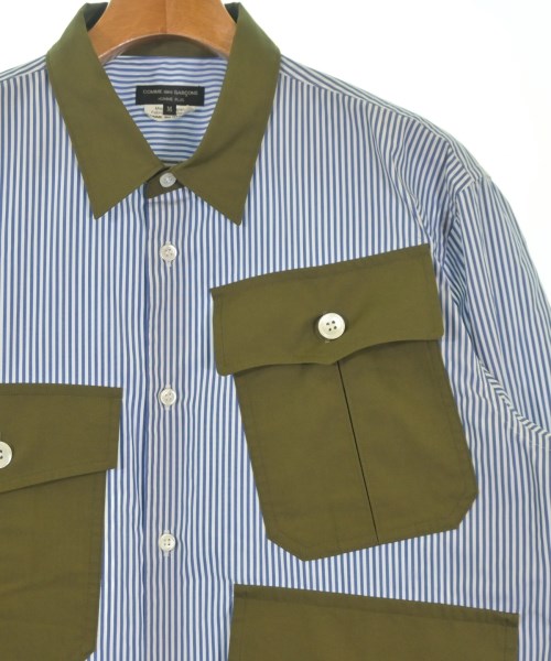 COMME des GARCONS HOMME PLUS（コムデギャルソンオムプリュス）カジュアルシャツ 青 サイズ:M メンズ/2200675275026